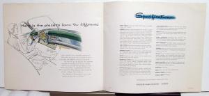 1951 Chrysler New Yorker Newport Sales Brochure Original