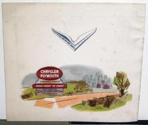 1951 Chrysler New Yorker Newport Sales Brochure Original