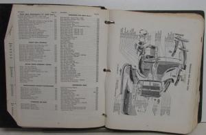1929-1951 Chevrolet Dealer Master Parts Catalog Book Six-Cylinder Models Orig