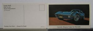 1970 Chevrolet Corvette Dealer Promotional Post Card Set Of 5 Stingray Original