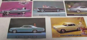 1965 Oldsmobile Dealer Promotional Post Card Set Of 11 Cutlass 98 F85 88 Jetstar