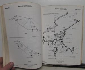 1965 Studebaker Chassis Body Parts Catalog Book Models S &  V Commander Daytona