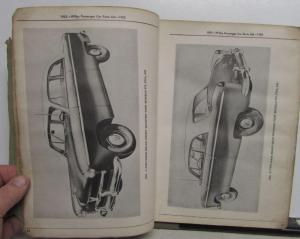 1952 1953 Willys Car Dealer Parts List Book Models 475A 675 675A 685 685A Orig