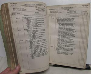 1952 1953 Willys Car Dealer Parts List Book Models 475A 675 675A 685 685A Orig