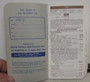 1978 Chevrolet Trucks Dealer Salesmen Pocket Price & Data Book Pickup Blazer Van
