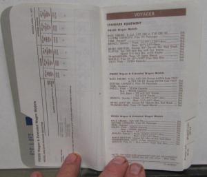 1977 Plymouth Salesmen Pocket Price Data Book Multi-Purpose Voyager Trailduster