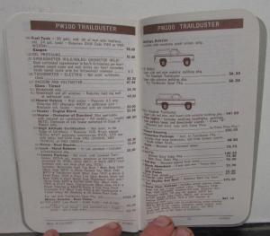 1977 Plymouth Salesmen Pocket Price Data Book Multi-Purpose Voyager Trailduster