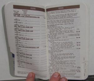1977 Dodge Truck Salesmen Pocket Price Data Book D100 150 200 W100 150 200
