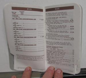 1977 Dodge Truck Salesmen Pocket Price Data Book D100 150 200 W100 150 200