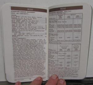 1977 Dodge Truck Salesmen Pocket Price Data Book D100 150 200 W100 150 200