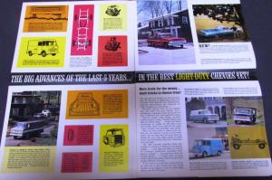 1964 Chevrolet Full Line Gas & Diesel Light Med Heavy Duty Trucks Sales Brochure