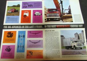 1964 Chevrolet Full Line Gas & Diesel Light Med Heavy Duty Trucks Sales Brochure