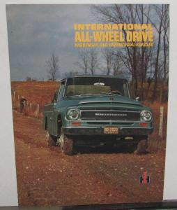 1965-66 International IH All Wheel Drive Pickup Travelall Scout Sales Brochure