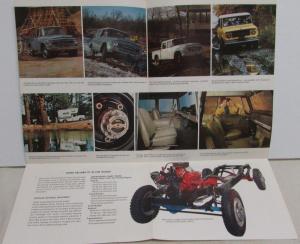 1965-66 International IH All Wheel Drive Pickup Travelall Scout Sales Brochure