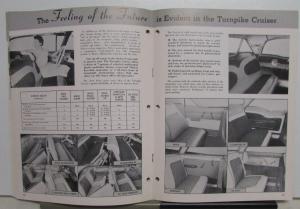 1957 Mercury Dealer Sales Bulletin Vol 26 No 8 Turnpike Cruiser Comparison Orig