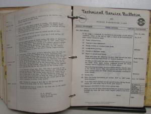 1957 Dodge Dealer Technical Service Bulletins Set W/Binder & Tech-Nek Topics