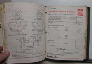 1973 Dodge Dealer Technical Service Bulletin Set Troubleshooting Repair Updates