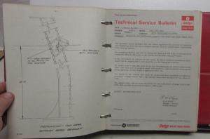1968-1970 Dodge Truck Dealer Technical Service Bulletins Set Pickup A100 HD