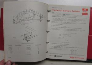 1968-1970 Dodge Truck Dealer Technical Service Bulletins Set Pickup A100 HD