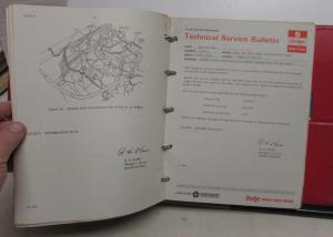 1968-1970 Dodge Truck Dealer Technical Service Bulletins Set Pickup A100 HD