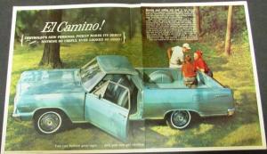 1964 Chevrolet El Camino Sales Brochure Folder Original Revision 1