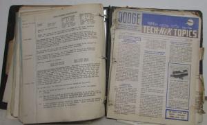 1956-1957 Dodge Car Truck Dealer Technical Service Bulletins Set Repair Updates