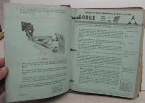 1963 Dodge Cars 1964-66 Dodge Trucks Technical Service Bulletins 426 Ramcharger