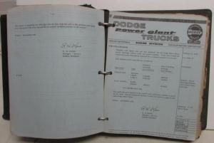1960-1964 Dodge Trucks Dealer Technical Service Bulletins Set Repair Updates