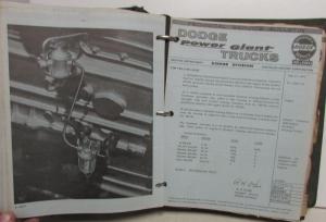 1960-1964 Dodge Trucks Dealer Technical Service Bulletins Set Repair Updates