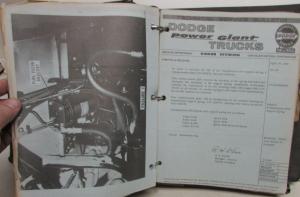 1960-1964 Dodge Trucks Dealer Technical Service Bulletins Set Repair Updates