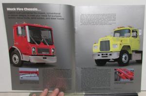 1981 Mack Firetrucks Full Line Dealer Sales Brochure Original