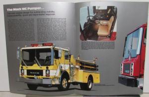 1981 Mack Firetrucks Full Line Dealer Sales Brochure Original