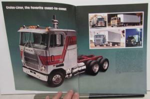 1979 Mack Truck Dealer Cruise-Liner Models Sales Brochure