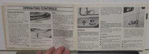 1977 Volkswagen VW Type 2 Van Bus Owners Manual Care & Operation Original