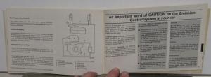 1977 Volkswagen VW Type 2 Van Bus Owners Manual Care & Operation Original
