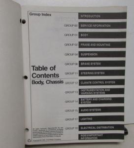 1996 Ford F150-F350 Pickup Bronco Super Duty Service Shop Manual Body Chassis