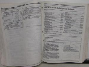 1996 Ford F150-F350 Pickup Bronco Super Duty Service Shop Manual Body Chassis