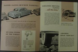 1952 Chrysler Full Time Power Steering Sales Brochure Original