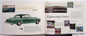 1952 Chrysler Windsor and Windsor Deluxe Sales Brochure Original