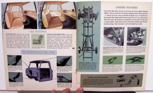 1965 Chevrolet Light Duty Chassis Cab Stake Truck Sales Brochure Original
