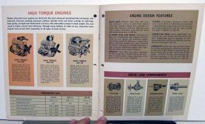 1965 Chevrolet Light Duty Chassis Cab Stake Truck Sales Brochure Original