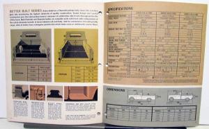 1965 Chevrolet Pickup Truck Fleetside Stepside Camper Sales Brochure Original