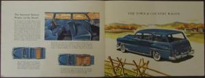 1954 Chrysler Windsor Deluxe Medium Priced Car Color Sales Brochure Original