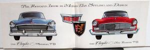 1956 Chrysler Windsor and New Yorker Models Color Sales Brochure Original