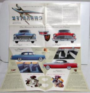 1956 Chrysler Windsor and New Yorker Models Color Sales Brochure Original