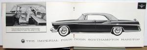 1956 Chrysler Imperial & Southampton Sales Brochure Original