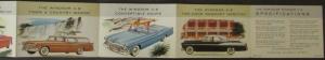 1956 Chrysler Windsor New Yorker Color Original Accordian Pocket Sales Brochure