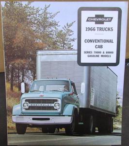 1966 Chevrolet Conventional Cab 70000 & 80000 Gasoline Models Sales Brochure R1