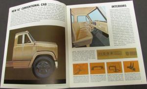 1966 Chevrolet Conventional Cab 70000 & 80000 Gasoline Models Sales Brochure R1