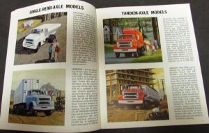 1966 Chevrolet Conventional Cab 70000 & 80000 Gasoline Models Sales Brochure R1
